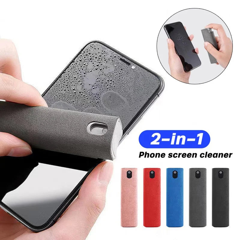 2 In 1 Mini Screen Cleaner Spray Bottle