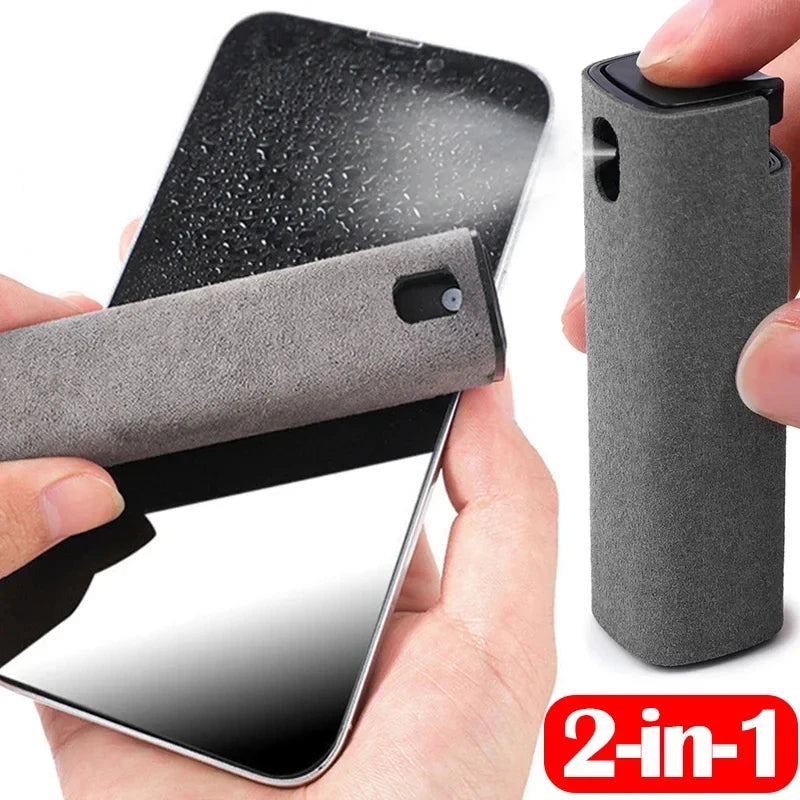 2 In 1 Mini Screen Cleaner Spray Bottle