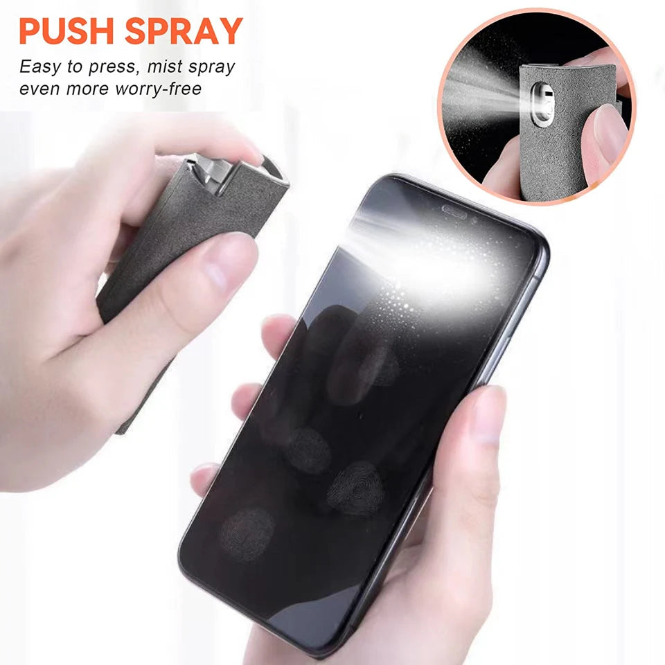 2 In 1 Mini Screen Cleaner Spray Bottle